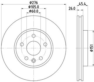 Hella Pagid 8DD 355 122-841