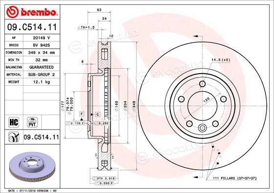 Brembo 09.C514.11