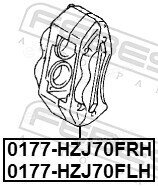 Febest 0177-HZJ70FLH
