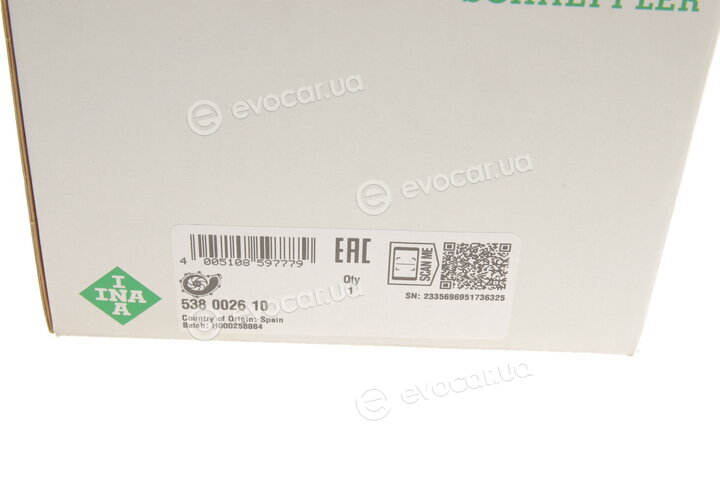 INA 538 0026 10