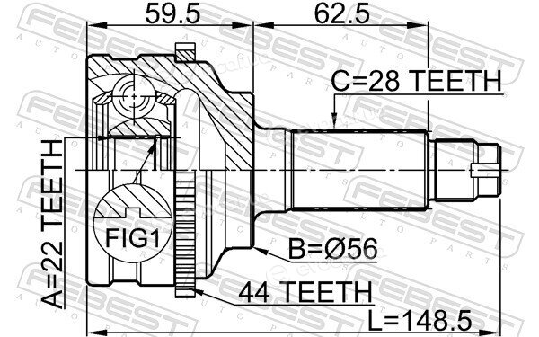 Febest 0510-038A44