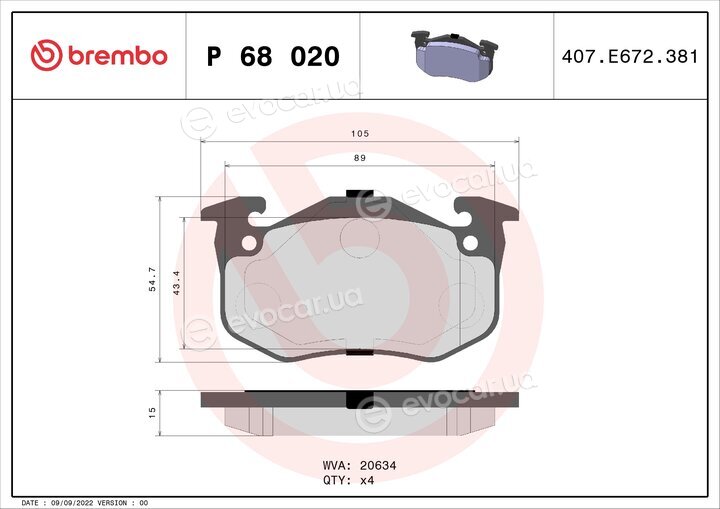Brembo P 68 020