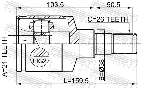 Febest 0711-LNLH
