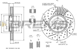 Bremsi CD8925V
