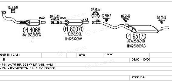 MTS C380164002967