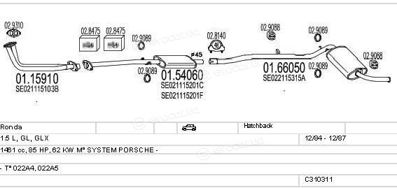 MTS C310311008457