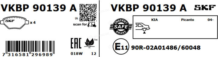 SKF VKBP 90139 A