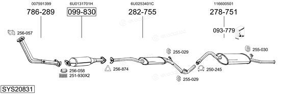 Bosal SYS20831