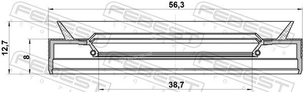 Febest 95PES-40560813C