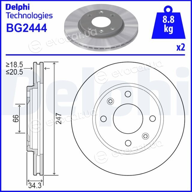 Delphi BG2444