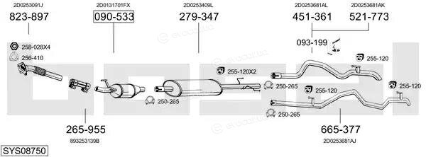 Bosal SYS08750