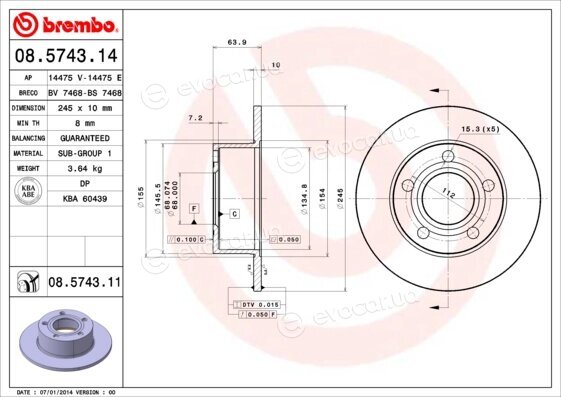 Brembo 08.5743.11