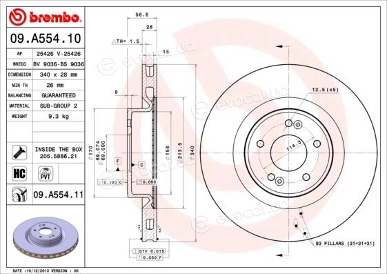 Brembo 09.A554.11