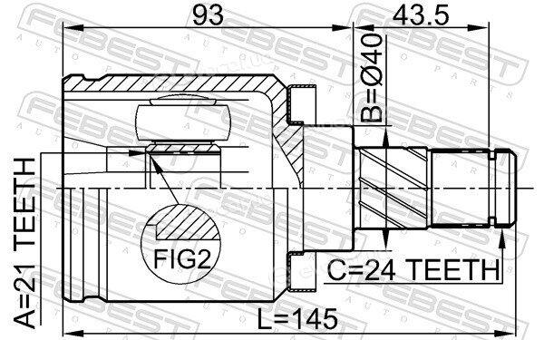 Febest 0211-QG15