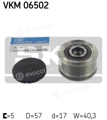 SKF VKM 06502