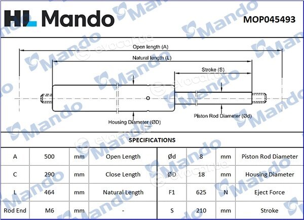 Mando MOP045493