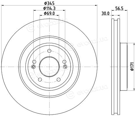 Hella Pagid 8DD 355 132-651