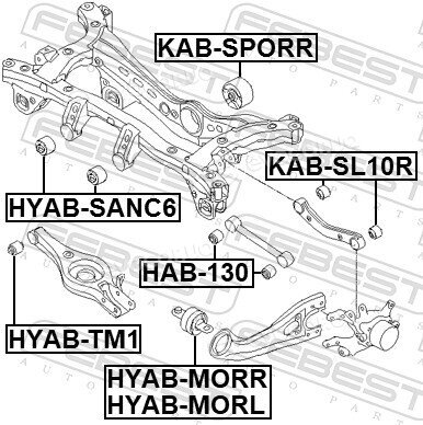 Febest HYAB-MORR