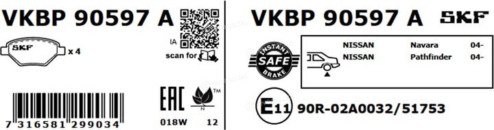 SKF VKBP 90597 A