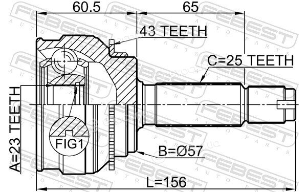 Febest 0410-035A43