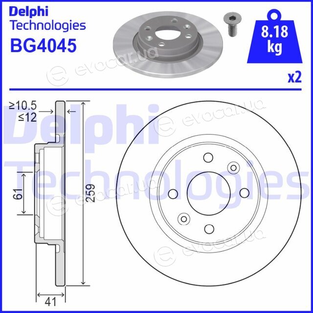 Delphi BG4045