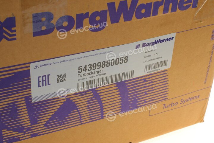 BorgWarner 5439 988 0058