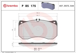 Brembo P 85 175
