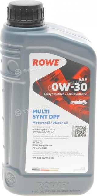 Rowe 20112-0010-99