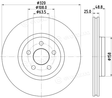 Hella Pagid 8DD 355 133-561