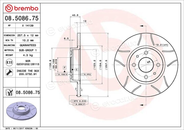 Brembo 08.5086.75