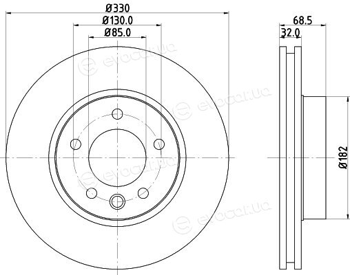 Hella Pagid 8DD 355 109-741