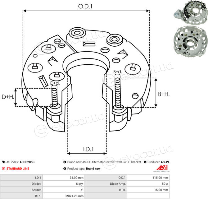 AS ARC0205S