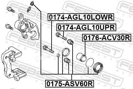 Febest 0174-AGL10LOWR