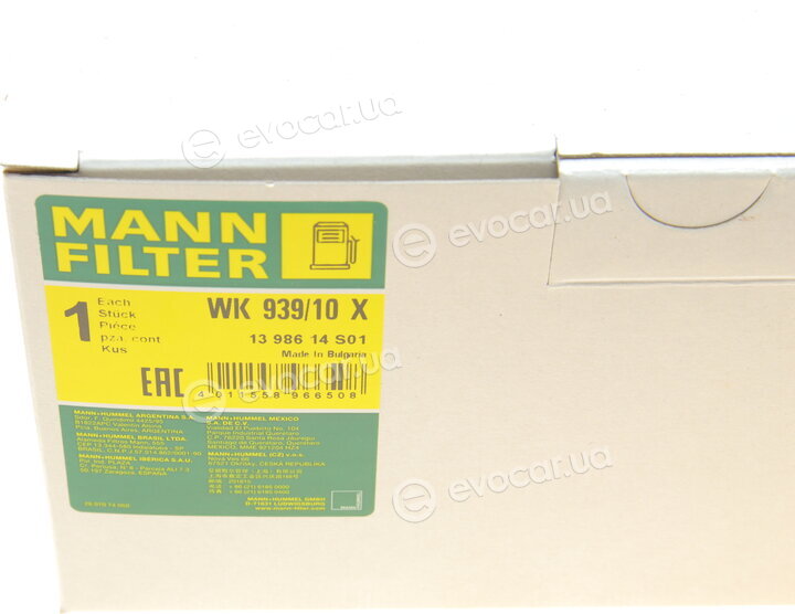 Mann WK 939/10 x