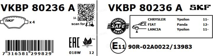 SKF VKBP 80236 A