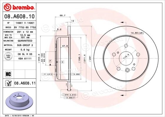 Brembo 08.A608.11