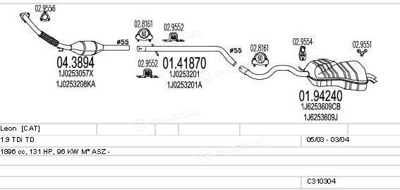 MTS C310304009062