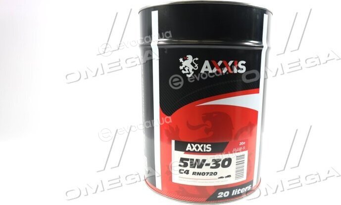 Олива моторна AXXIS 5W-30 С4 RN0720 (Каністра 20л) Олива моторна AXXIS 5W-30 С4 RN0720 (Каністра 20л)