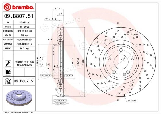 Brembo 09.B807.51