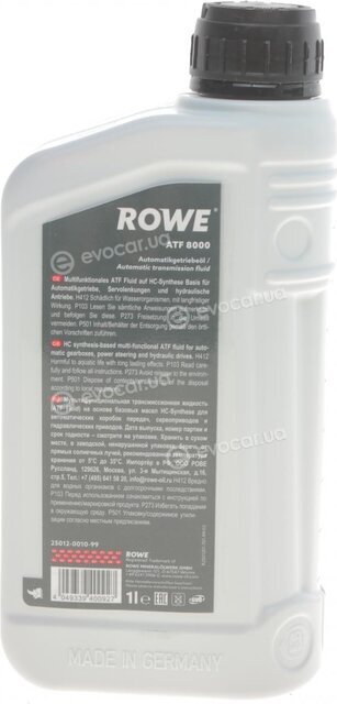 Rowe 25012-0010-99