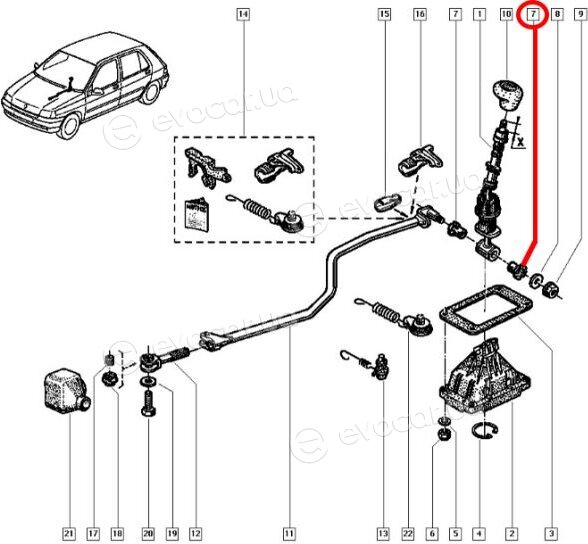 Renault / Nissan 7700732903