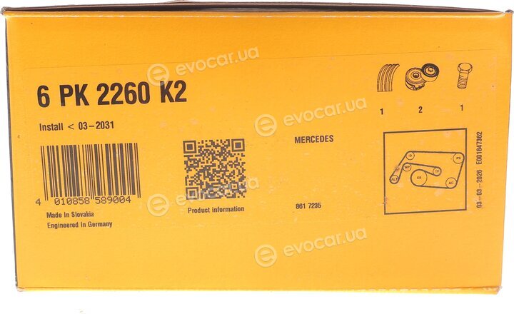 Continental 6PK2260K2