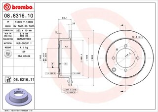 Brembo 08.8316.11