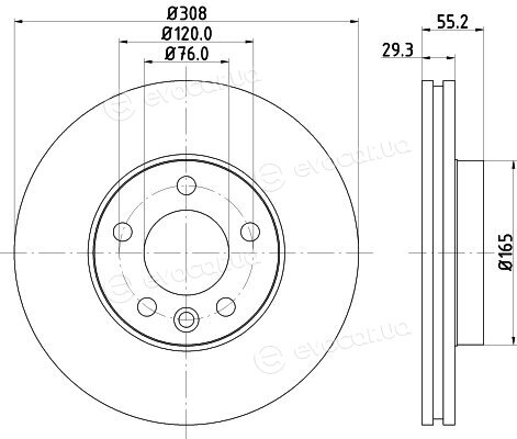 Hella Pagid 8DD 355 109-661