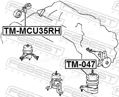 Febest TM-MCU35RH