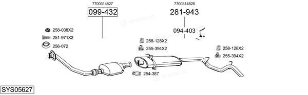 Bosal SYS05627