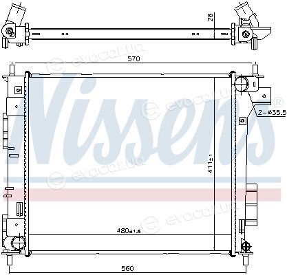 Nissens 666204