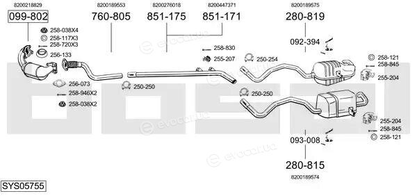 Bosal SYS05755