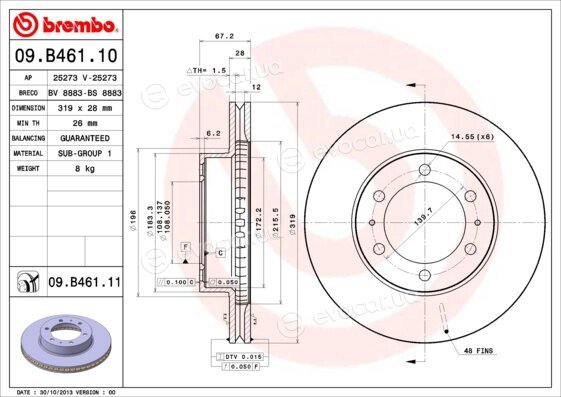 Brembo 09.B461.11