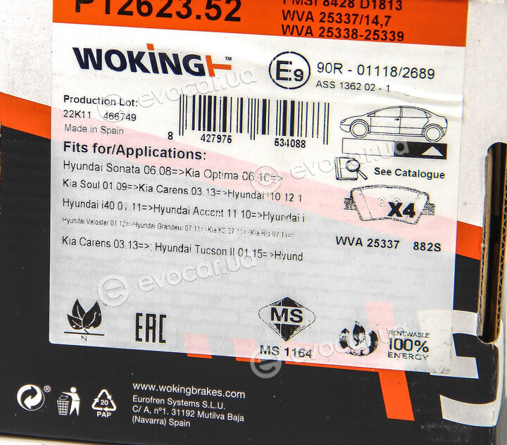 Woking P12623.52